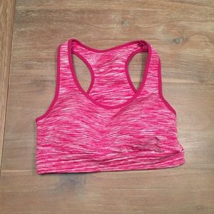 Pink Sports bra